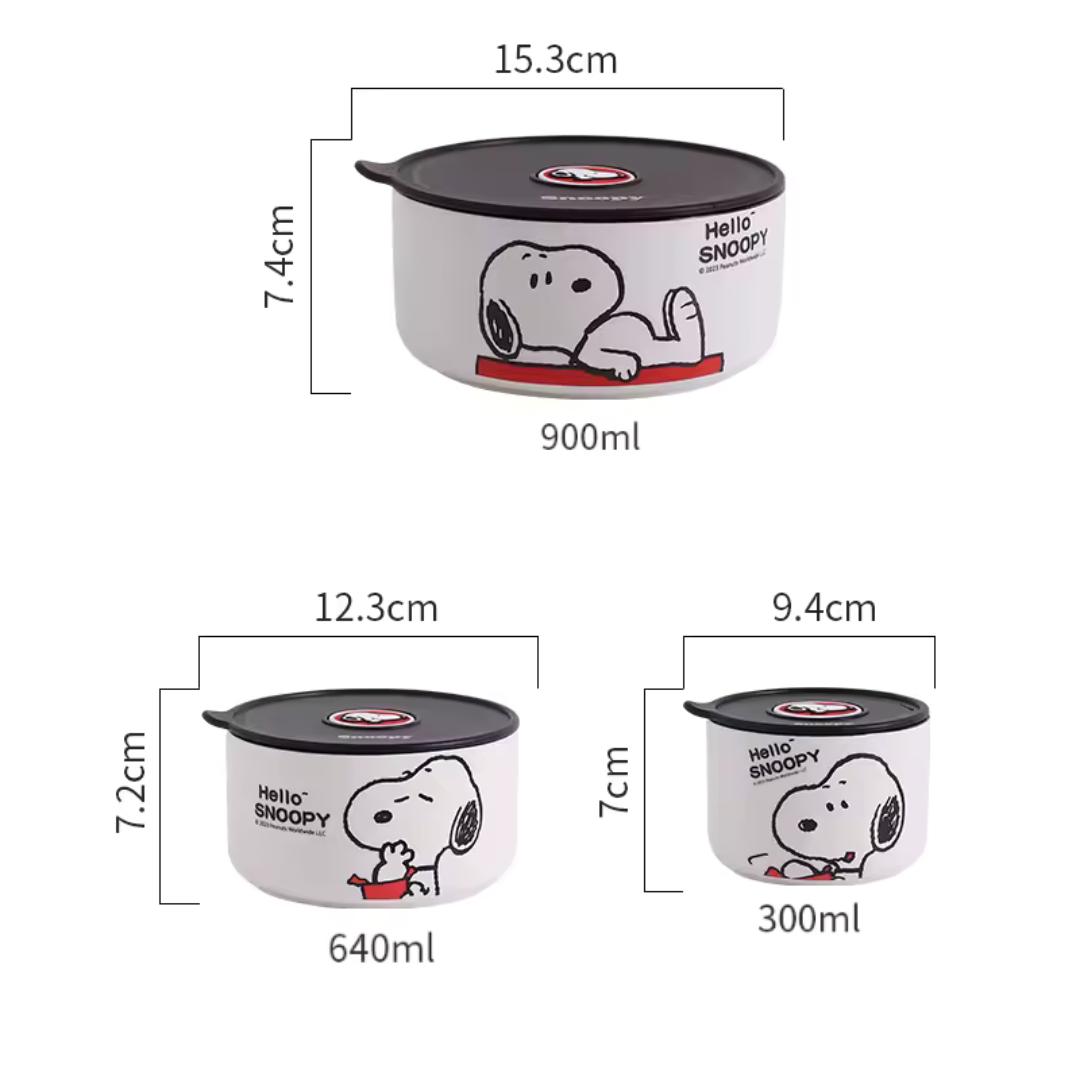 Thermal Cartoon Dining Bowl Set