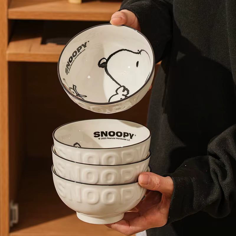 Snoopy™ 4-Piece Ceramic Bowl Set