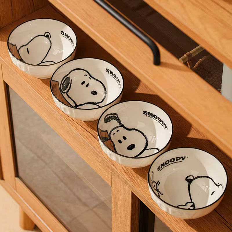 Snoopy™ 4-Piece Ceramic Bowl Set