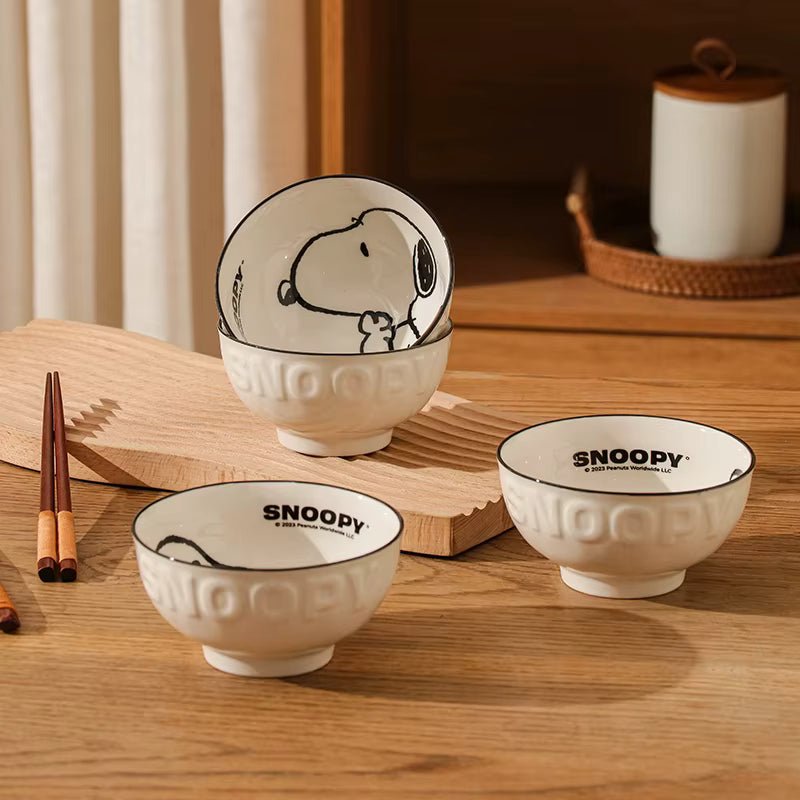 Snoopy™ 4-Piece Ceramic Bowl Set