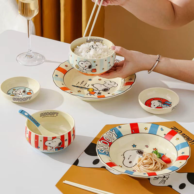 Classic Cartoon Ceramic Bowl Duo – Mix & Match