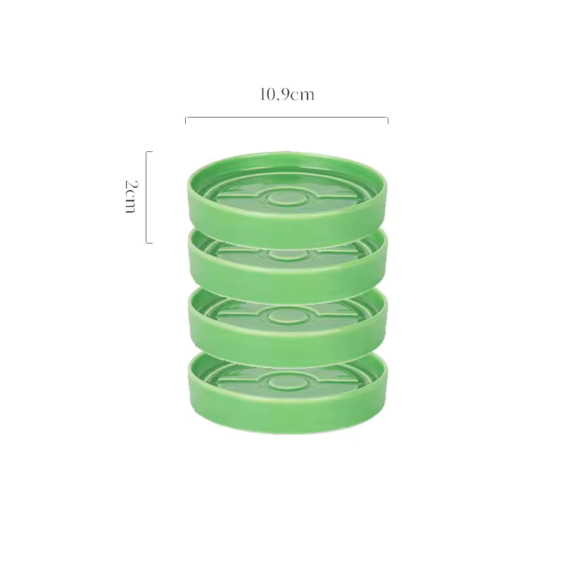 Vivid Stack 4-Piece Salad Plate Set