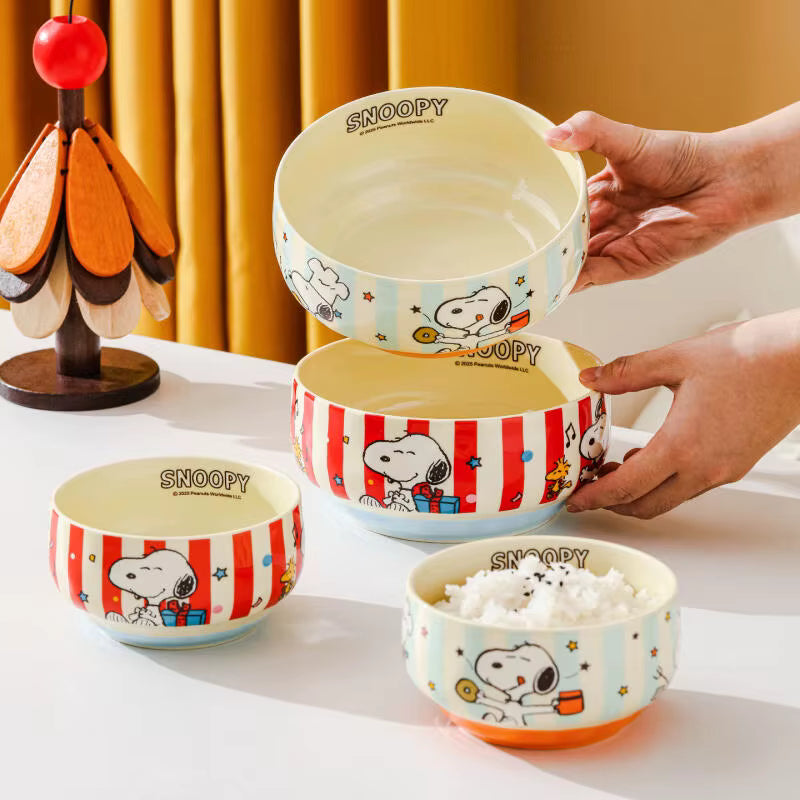 Classic Cartoon Ceramic Bowl Duo – Mix & Match