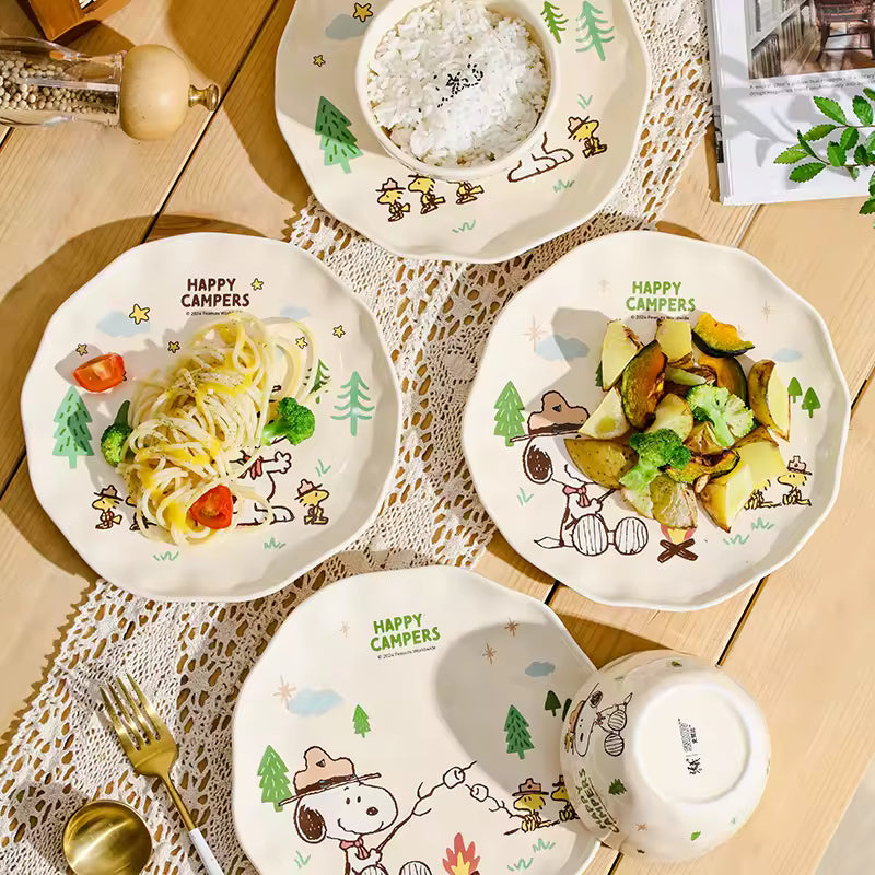 Classic Stripe 4-Piece Tableware Set