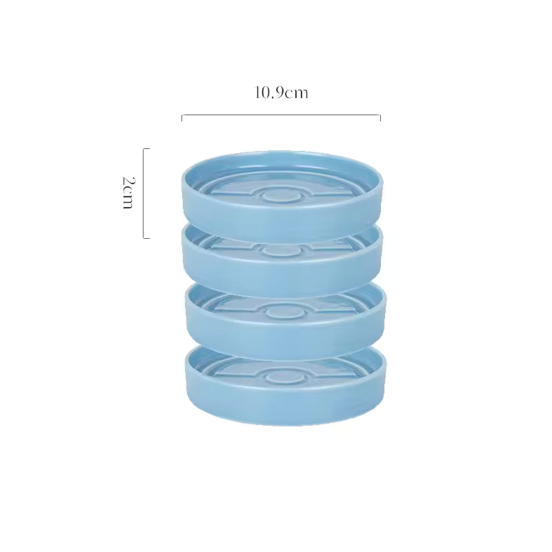 Vivid Stack 4-Piece Salad Plate Set