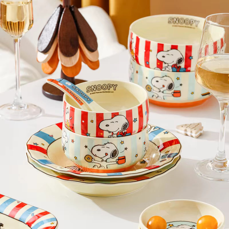 Classic Cartoon Ceramic Bowl Duo – Mix & Match