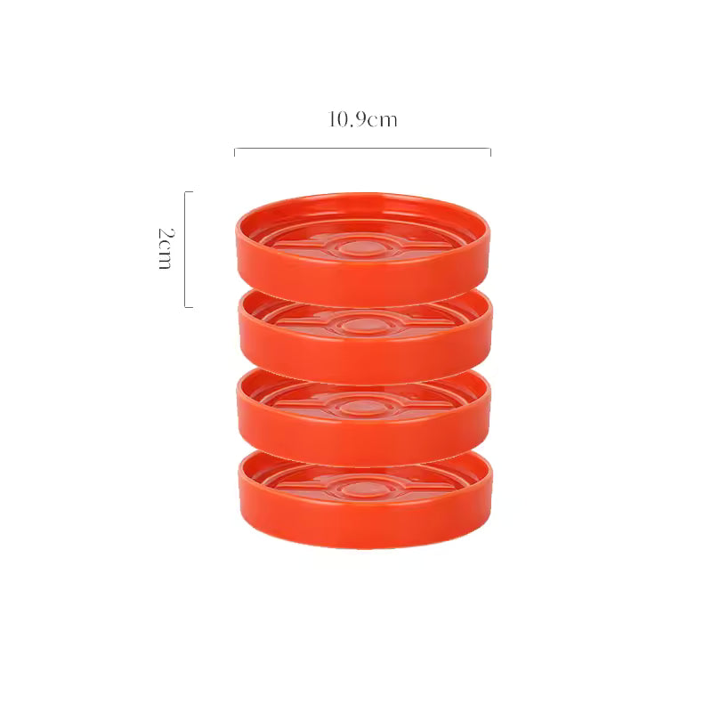 Vivid Stack 4-Piece Salad Plate Set
