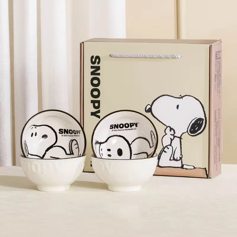 Snoopy™ 4-Piece Ceramic Bowl Set