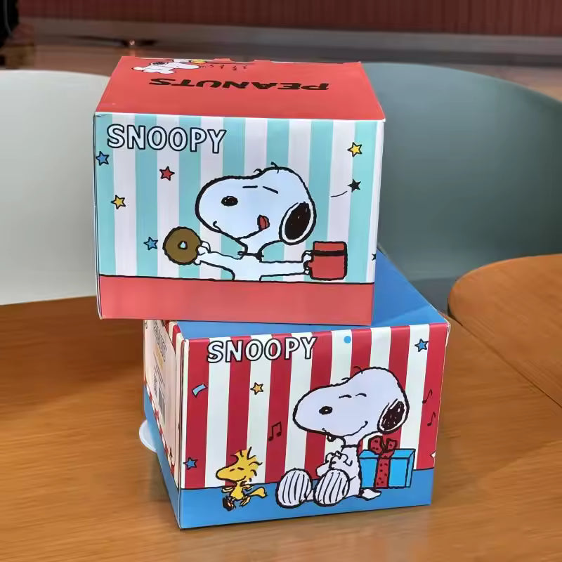 Retro Stripe Ceramic Mug – 400ml