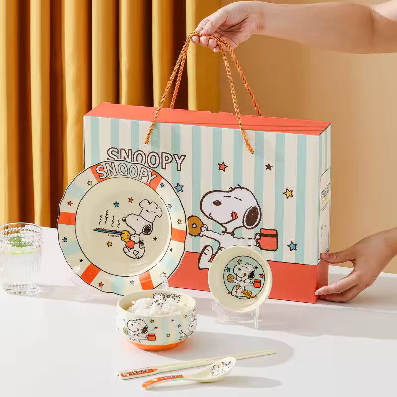 Classic Stripe 4-Piece Tableware Set