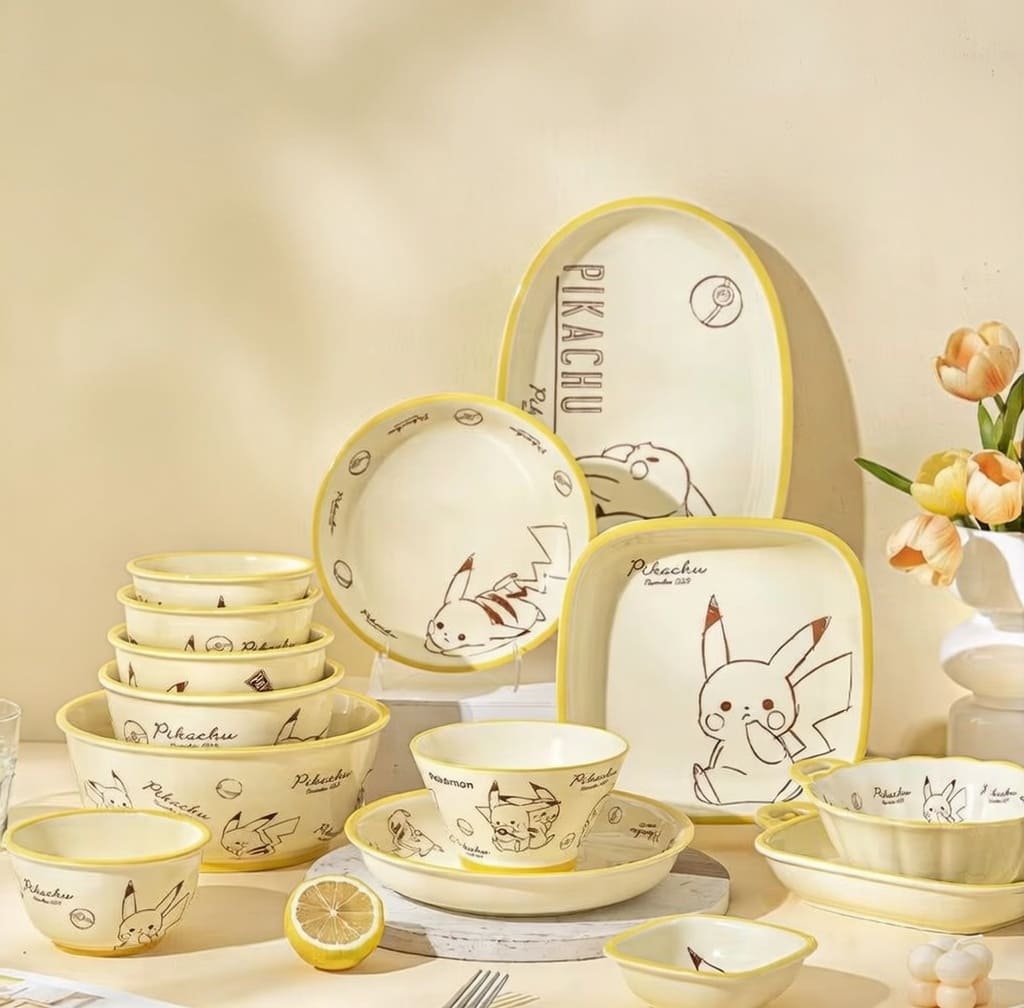 Golden Spark 25-Piece Ceramic Dining Set